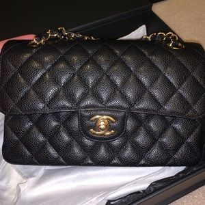 **SOLD** Chanel Caviar Quilted Sml Double Flap GHW